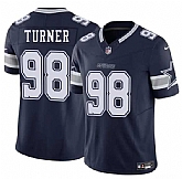 Men & Women & Youth Dallas Cowboys #98 Payton Turner Navy 2025 F.U.S.E. Vapor Untouchable Limited Stitched Jersey,baseball caps,new era cap wholesale,wholesale hats